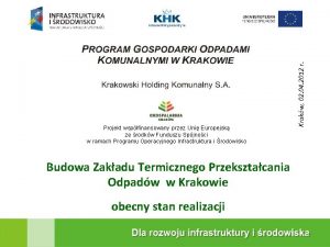Etapy realizacji przedsięwzięcia