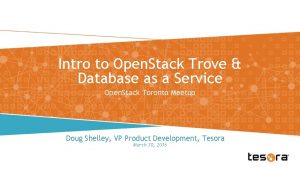 Openstack rds