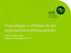 Copenhague y el futuro de las negociaciones internacionales