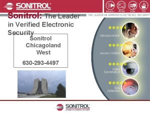 Sonitrol verified electronic security