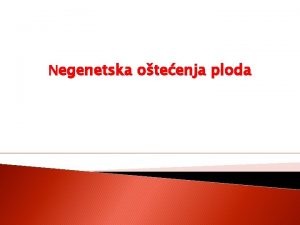 Teratogeni cinioci Teratogeni cinioci