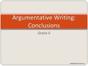 How to write conclusion for argumentative essay