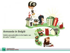 Armoede in Belgi Enkele armoedecijfers in het kader