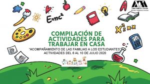 COMPILACIN DE ACTIVIDADES PARA TRABAJAR EN CASA ACOMPAAMIENTO