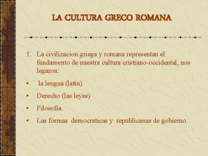 Cultura greco-romana