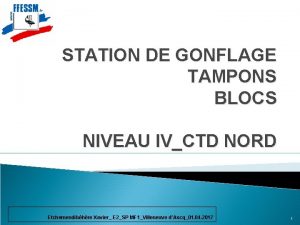STATION DE GONFLAGE TAMPONS BLOCS NIVEAU IVCTD NORD