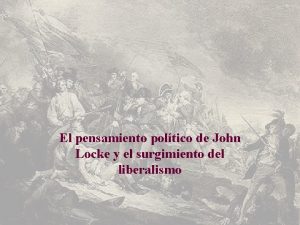 Locke liberalismo Locke liberalismo