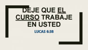 Lucas 6.38