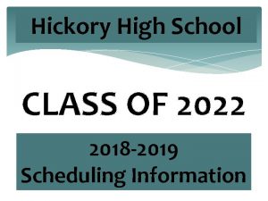 Hickory high school graduation 2022