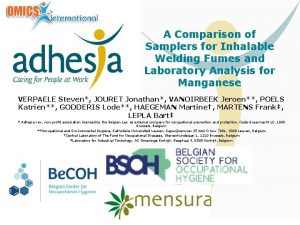 A Comparison of Samplers for Inhalable Welding Fumes