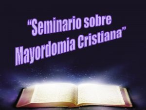 Imagen de mayordomia cristiana