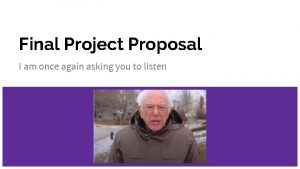 Project proposal adalah