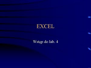 Szukaj wyniku excel