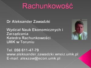 Aleksander zawadzki umk Aleksander zawadzki umk