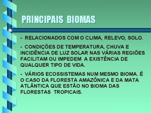 Biomas