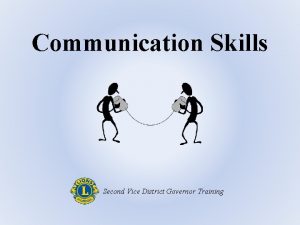 Communication works for those who work at it