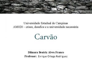 Carvão mineral