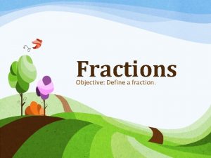 Odd fraction