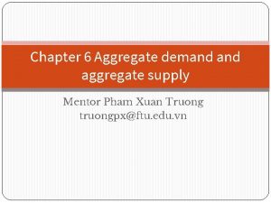 Aggregate demand supply graph
