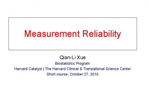 Harvard catalyst biostatistics Harvard catalyst biostatistics