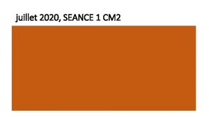 juillet 2020 SEANCE 1 CM 2 Activits gomtriques