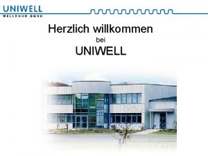 Uniwell ebern