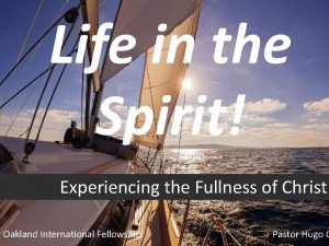 Life in the Spirit The Leading of The