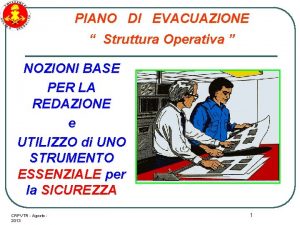 Planimetria antincendio esempio Planimetria antincendio esempio