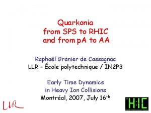 Quarkonia from SPS to RHIC and from p