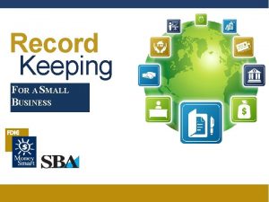 Record keeping for small business