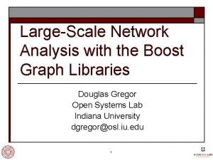 Boost graph library tutorial