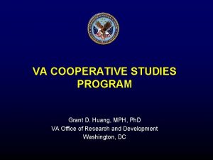 Va cooperative studies program