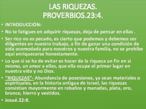 Proverbios 23 4 5
