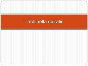 Trichinosis