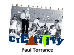 Torrance test of creative thinking