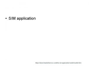 SIM application https store theartofservice comthesimapplicationtoolkit html Nokia