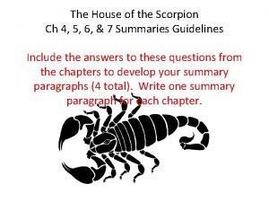 The house of the scorpion chapter 5 summary