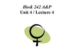 Bio 242 AP Unit 4 Lecture 4 Anatomy
