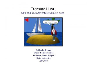 How to make a point and click adventure game