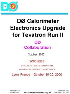 D Calorimeter Electronics Upgrade for Tevatron Run II
