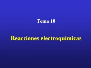 Ecuacion de nernst Ecuacion de nernst