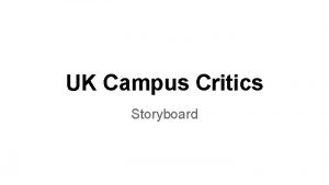 UK Campus Critics Storyboard Commons Ovids KLair Anonymous