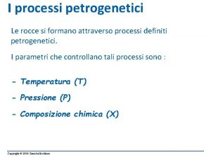 Processi petrogenetici