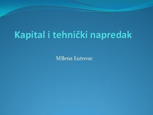 Tehnicki napredak civilizacije