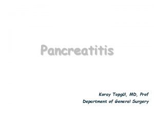 Pancreatitis score