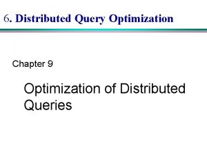 Join ordering in fragment queries