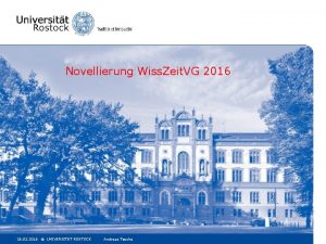 Novellierung Wiss Zeit VG 2016 26 02 2016