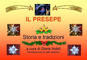 Storia del presepe scuola primaria