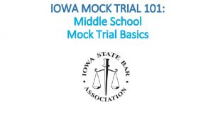 University of iowa mock trial University of iowa mock trial
