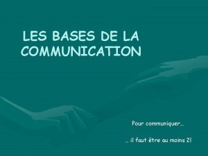 Communication basics